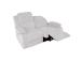 Sohva FELICIA 2-istuttava sähkökäyttöinen lepotuoli 150x96xH100cm, luonnonvalkoinen