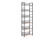 Hylly HECTOR 60x28xH187cm, saari/musta