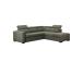 Kulmasohva ODELIA-2 PN 263x227xH81/97cm, vaaleanvihreä