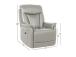 Nojatuoli BALDWIN electric lift recliner 82x95xH108cm, beige nahkaa