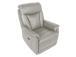 Nojatuoli BALDWIN electric lift recliner 82x95xH108cm, beige nahkaa