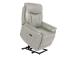 Nojatuoli BALDWIN electric lift recliner 82x95xH108cm, beige nahkaa