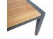Pöytä TAMPERE 160x80xH75cm, tiikki, alumiini