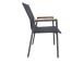 Tuoli TAMPERE musta, 56x63xH90cm, alumiini
