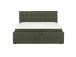 Mannermainen sänky LEENA 160x200cm, patjalla, vihreä, 176x221xH110cm