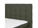 Mannermainen sänky LEENA 160x200cm, patjalla, vihreä, 176x221xH110cm