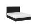 Mannermainen sänky LEIKO 160x200cm, musta