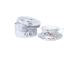Kuppi/maljakko MIA SNOW 180ml lahjapakkauksessa