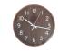 Seinäkello WOODY D30cm, tumma