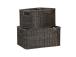 Kori BASILE 37x26xH18cm, tummanruskea
