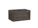 Kori BASILE 33x22xH17cm, tummanruskea