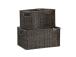 Kori BASILE 33x22xH17cm, tummanruskea