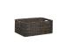 Kori BASILE 37x27xH15cm, tummanruskea