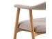 Tuoli ADDI kahvoilla, beige, 56x54xH75,5cm, solkikangas, solkikangas