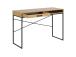 Työpöytä SEAFORD 110x45xH75cm, tammi, metalli