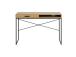 Työpöytä SEAFORD 110x45xH75cm, tammi, metalli
