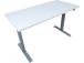 Säädettävä pöytä ERGO 1 moottorilla 140x70xH71-121cm, valkoinen, melamiinilevy