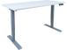Työpöytä ERGO 2 moottorilla 140x70xH60-125cm, valkoinen, melamiinilevy