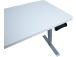 Työpöytä ERGO 2 moottorilla 140x70xH60-125cm, valkoinen, melamiinilevy