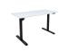 Työpöytä ERGO LIGHT 1 moottorilla 120x60cm, musta/valkoinen