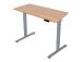 Työpöytä ERGO FIT 1 moottorilla 120x68xH71,5-116cm, tammi/harmaa harmaa harmaa