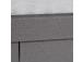 Sänky GENESIS 90x200cm, patjalla HARMONY UNO, harmaa, 98x220xK78cm, MDF, polyesterikangas