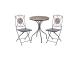 Parvekesetti MOSAIC pöytä ja 2 tuolia
