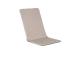 Tuolin päällinen selkänojalla OHIO vedenpitävä, 50x120x2,5cm beige, 100% polyesteri