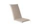 Tuolin päällinen selkänojalla SUMMER, volanteella, leveys 48cm, pituus 115cm, korkeus 4,5cm, beige, 100% polyesteriä, kangas 875€