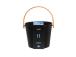 Saunakauha RENTO BLACK, 5L, alumiini/bambu