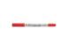 Pysyvä tussi SAKURA Identi-Pen kahdella päällä 0,4/1,0 mm punainen