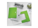 Muovinen kansi A4 kumilla LEITZ WOW vihreä