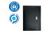 Muovimappi Leitz Recycle CO2 neutral musta