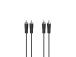 Hama Audio Kaapeli, 2 RCA - 2 RCA, 1,5 m, musta - Kaapeli