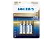 4 x akku Philips LR03M AAA Premium Alkaline