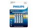Philips Ultra Alkaline, AAA, 4 kpl - Paristot ja akut