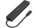 Hama USB-C Hub, 3x USB-A, USB-C, HDMI, musta - USB-jakaja