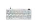 Logitech Pro X TKL Rapid, US, valkoinen - Näppäimistö - Näppäimistö