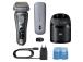 Braun Series 9 Pro+ Wet & Dry, 6-osainen SmartCare-keskus ja PowerCase-matkalaukku, tummanharmaa - Pardel