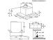 Electrolux, 600 m³/h, leveys 56 cm, ruostumaton teräs - Integroitu liesituuletin