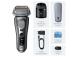 Braun Series 9 Pro+ Wet & Dry, 6-osainen SmartCare-keskus ja PowerCase-matkalaukku, tummanharmaa - Pardel