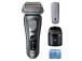 Braun Series 9 Pro+ Wet & Dry, 6-osainen SmartCare-keskus ja PowerCase-matkalaukku, tummanharmaa - Pardel