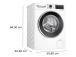 Bosch sarja 6, 9 kg, syvyys 59 cm, 1400 rpm - Pesukone, jossa on lastaustoiminto