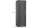 Bosch Series 4, NoFrost, 346 L, korkeus 186 cm, musta - Jääkaappipakastin