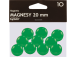 Taulumagneetit 20mm vihreä 10 kpl pakkauksessa GRAND