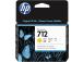 Muste HP 3ED69A nro 712 keltainen 29ml - DesignJet Studio, T210, T230, T250, T630, T650, T630, T650