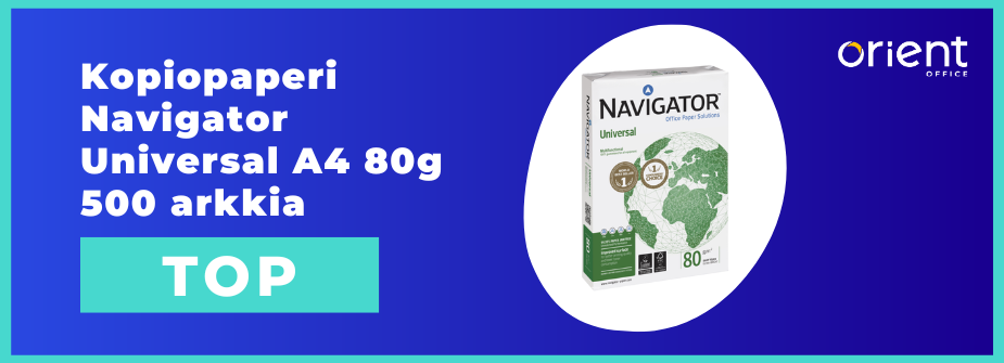 Kopiopaperi Navigator Universal A4 80g 500 arkkia