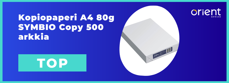 Kopiopaperi A4 80g SYMBIO Copy 500 arkkia