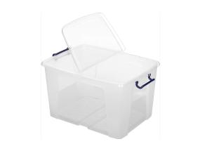 Muovilaatikko kannella 60L (34.5 x46x61cm)