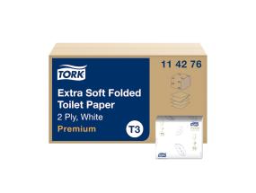 WC-paperi 2-kerroksinen TORK Extra Soft Premium T3 19x11cm 252 arkkia (114276)